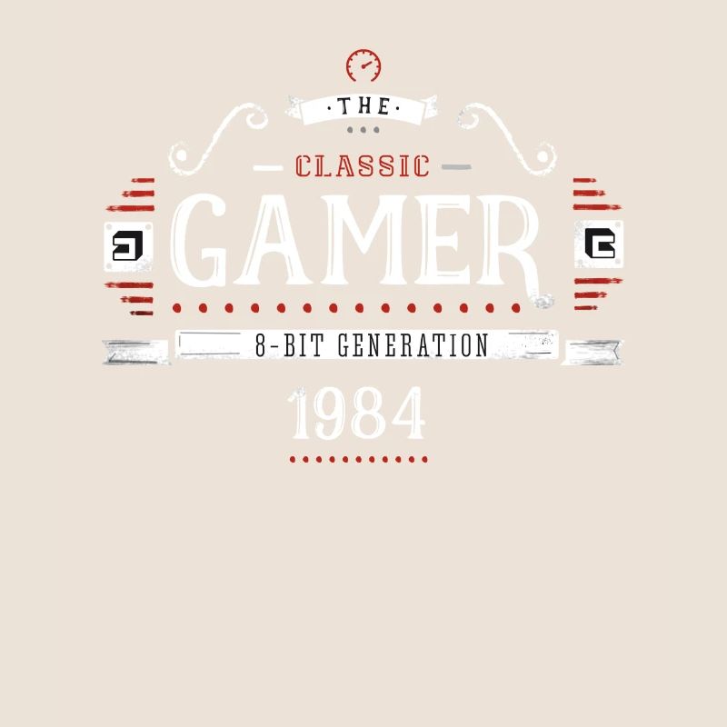 Classic Gamer Retro 1984 8bit automatic game consol