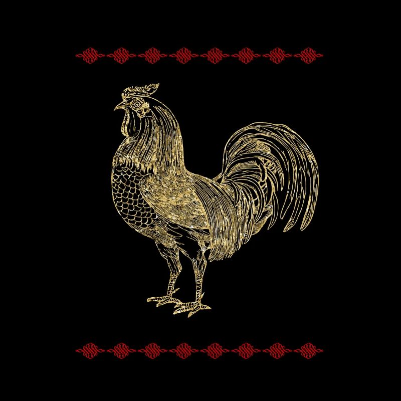 Coq d'or Henne Huhn