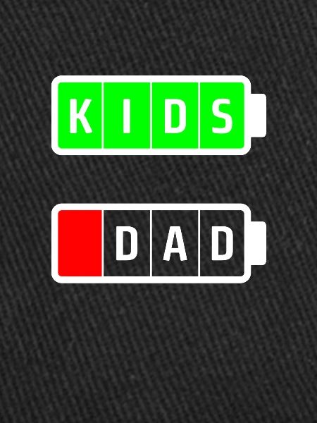 dad kids white