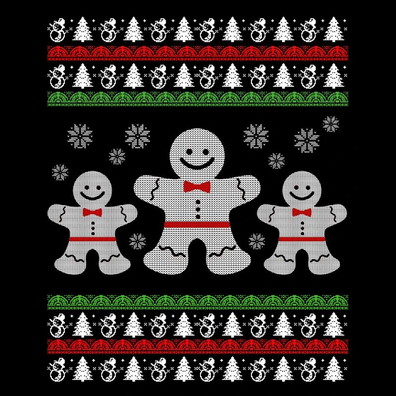 Petits gâteaux de Noël vilain petit cadeau de Noël Pull