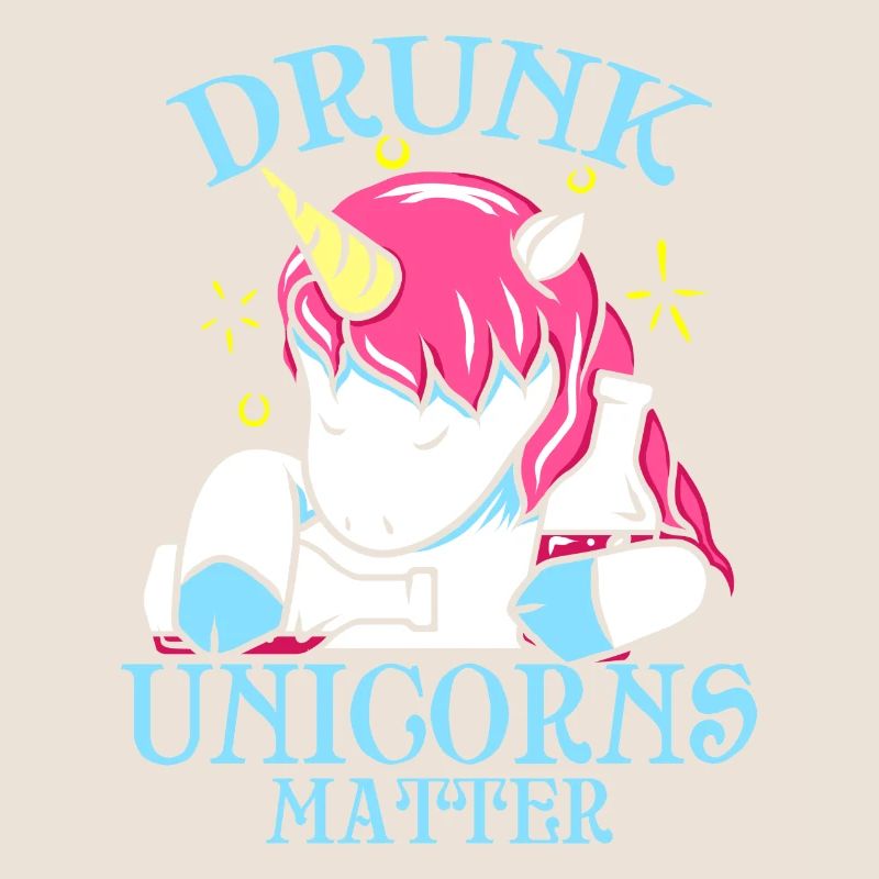 Einhorn Geschenk Drunk Unicorns Matter