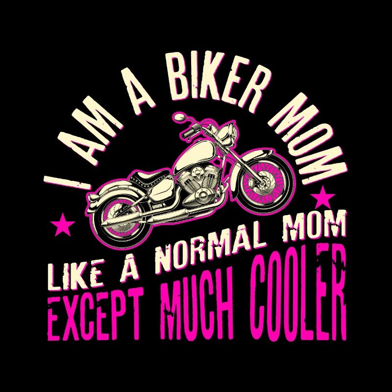 Ich bin ein Radfahrer Mom T-Shirt -Motorcyle Reiten