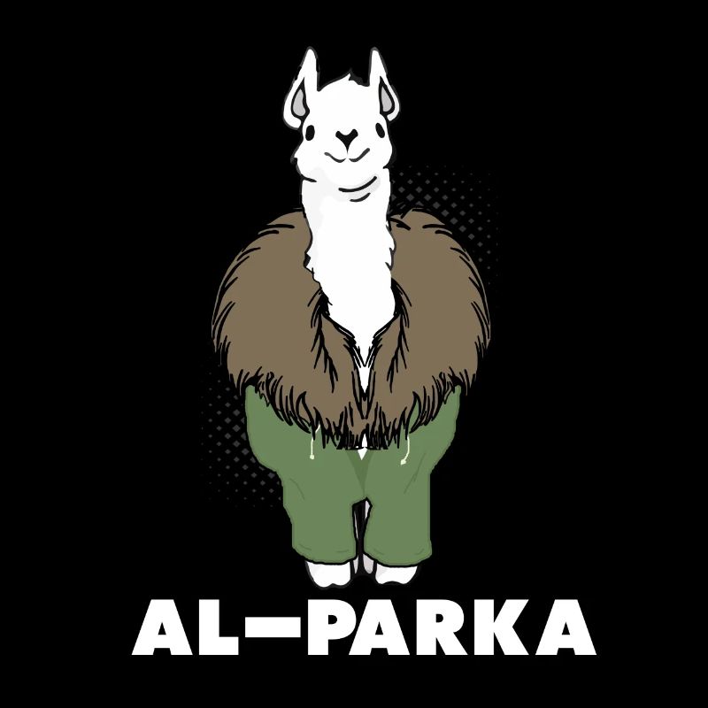 Lustiges Lama Alpaka Comic Tier Trend - Geschenk