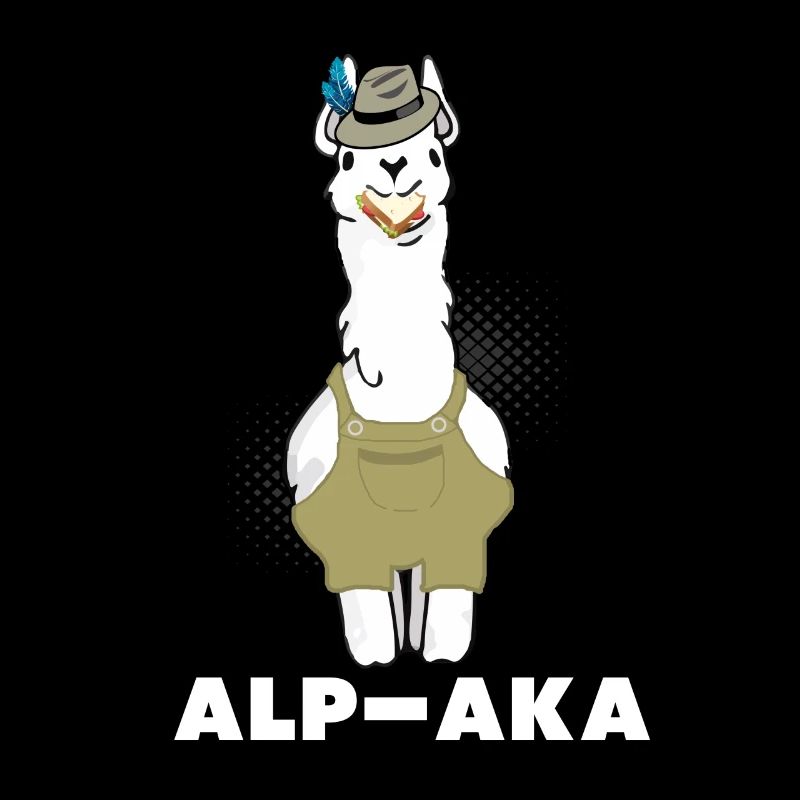 Lustiges Lama Alpaka Comic Tier Trend - Geschenk
