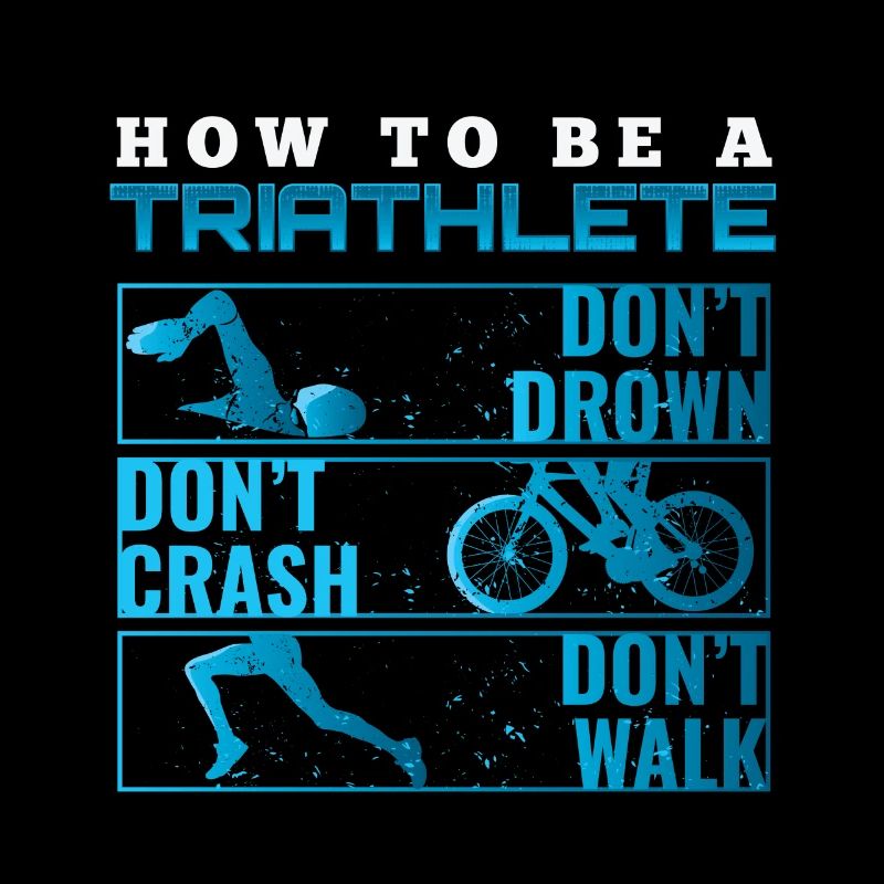Triathlon Tshirt Geschenk Evolution Männer