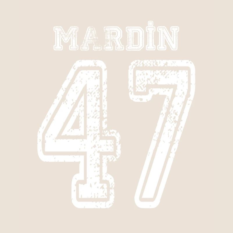 47 Mardin Turkish license plate as a gift