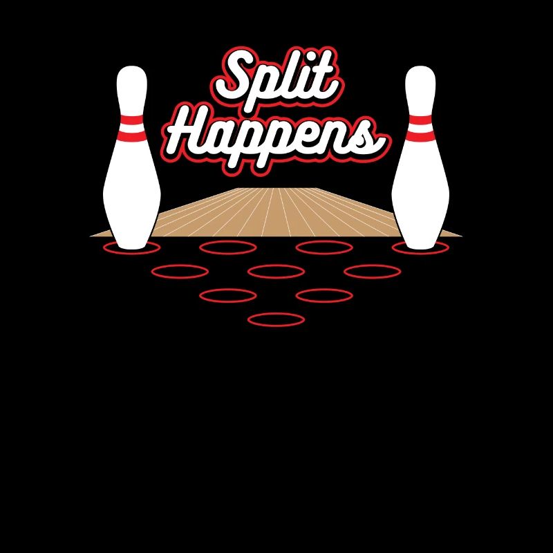 Bowling Tshirt Geschenk Bowling Fans Freunde Split