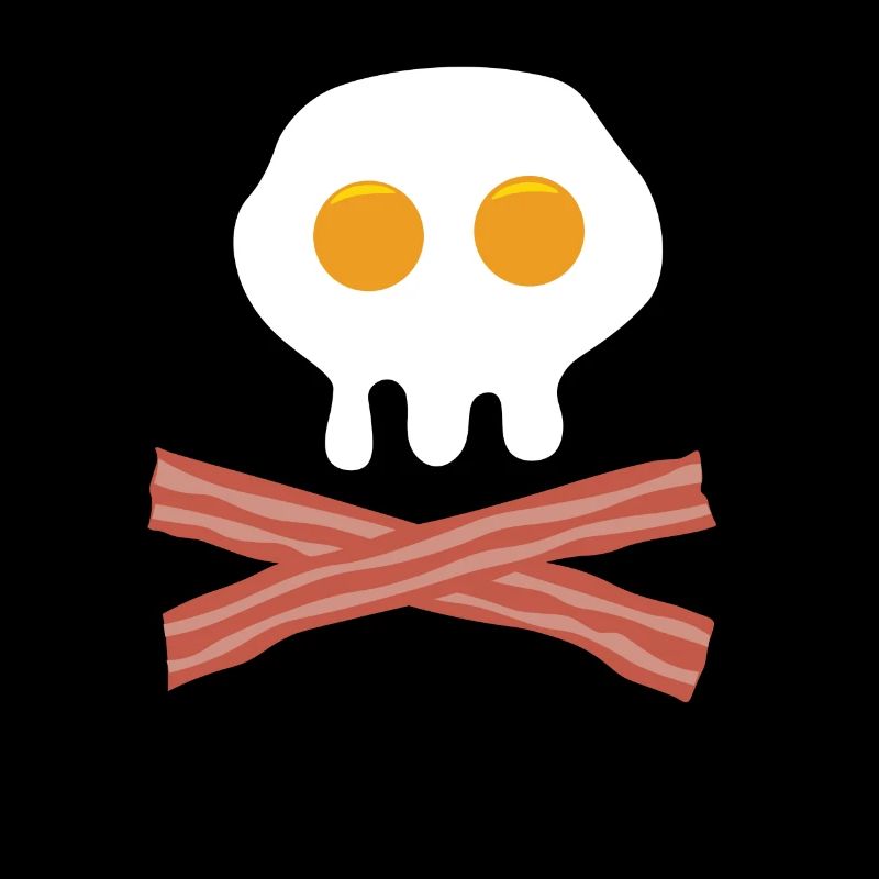 Crâne d'oeuf et du bacon