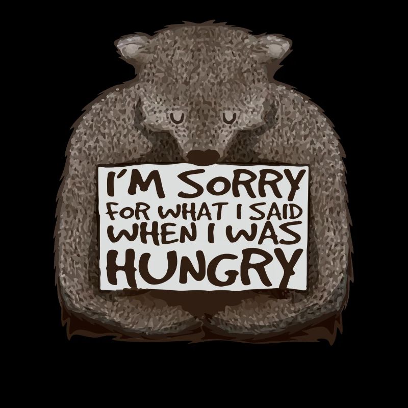 Désolé, j’avais faim.