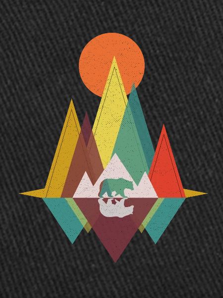 Geometric Mountains - Bear Gift
