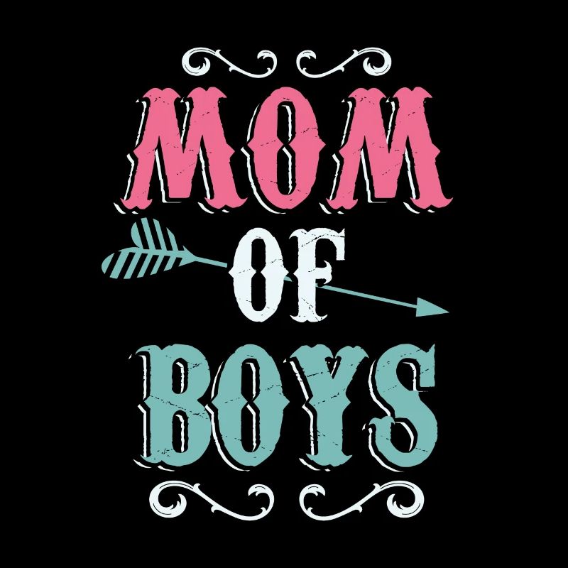 Mutter von Knaben Geschenk Muttertag T-Shirt