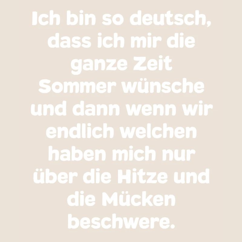 Funny saying typical German