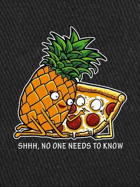 Pizza et ananas