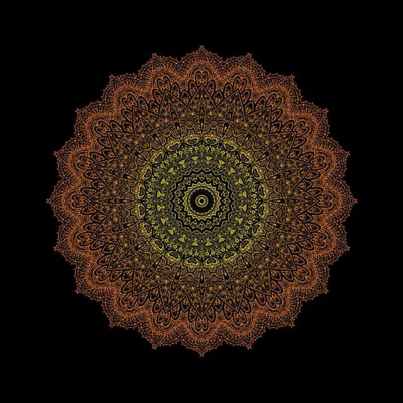 Yogi, Prana mandala orange