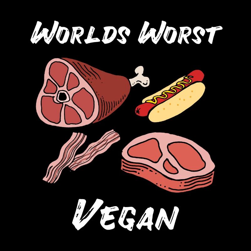 Anti Vegan Fleischfresser Fleisch Filet Geschenk