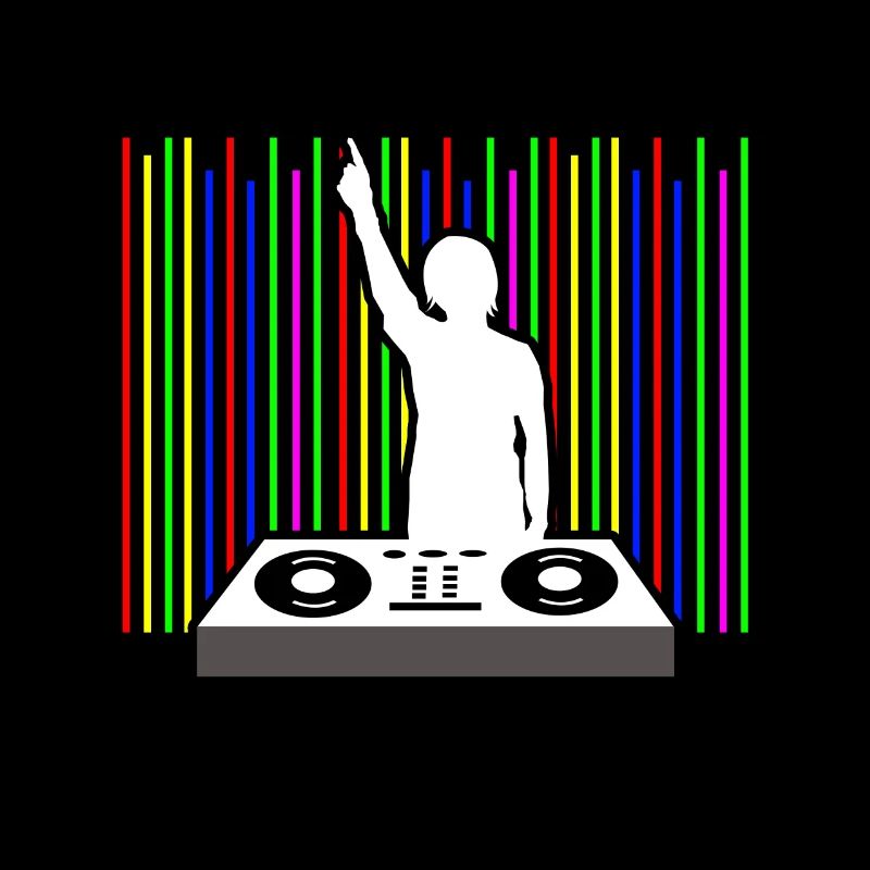 Incroyable lumière de la musique DJ