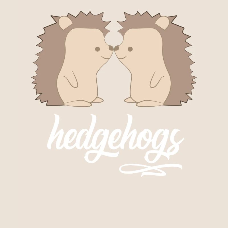 Hérisson - Hérisson amoureux - Hérisson fan - Hedgie - Mignon
