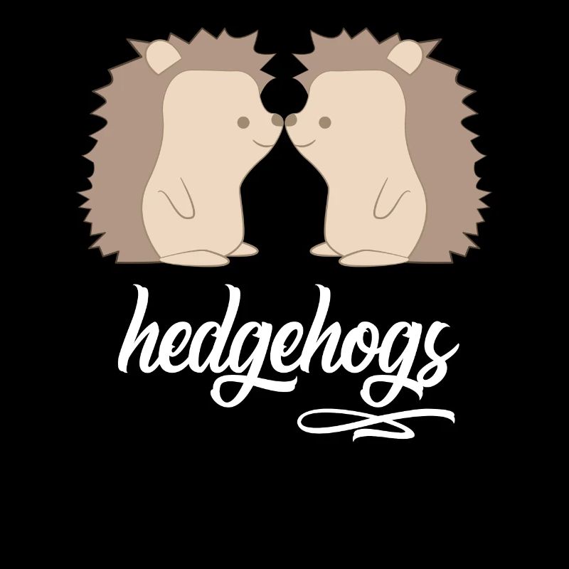 Hérisson - Hérisson amoureux - Hérisson fan - Hedgie - Mignon