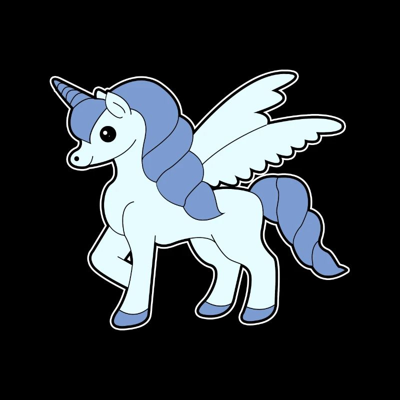 Einhorn Flügel stolz Geschenk Idee