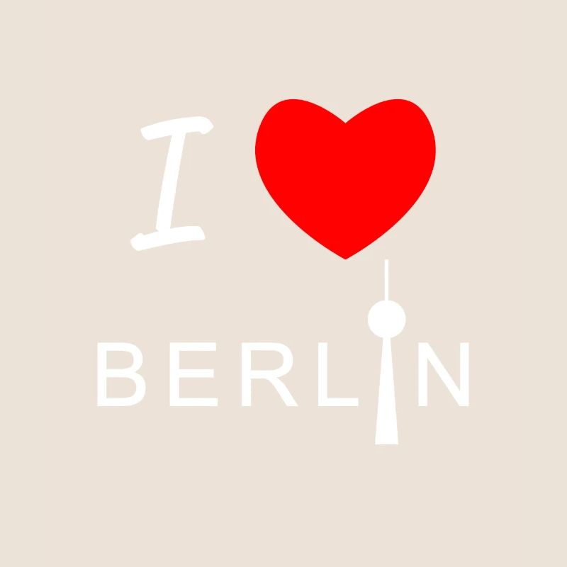 J'aime le cadeau de conception de chemise de Berlin