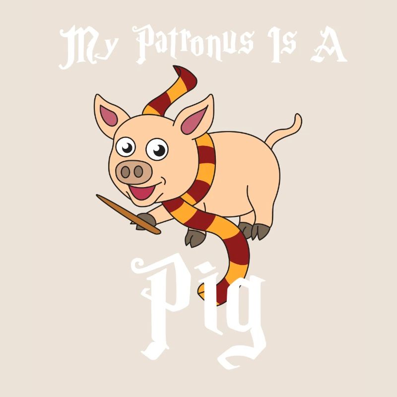 Patronus is a PIG Tshirt Design