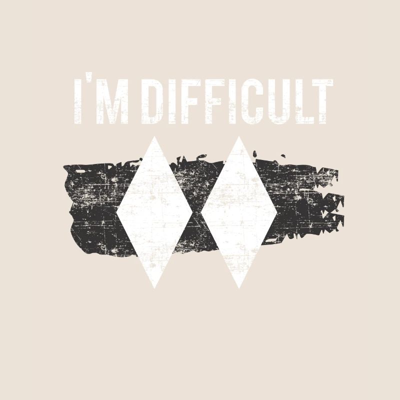 I am difficult skiing