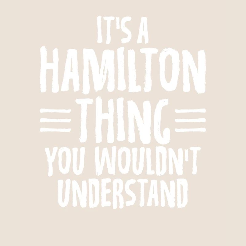 Drôle c'est une chose de Hamilton, vous ne voudriez pas