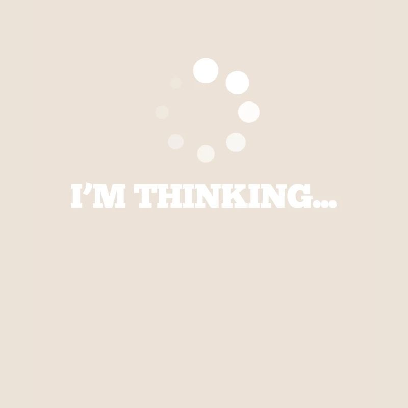 Nerd Denker Denken Computer PC Informatik Geschenk