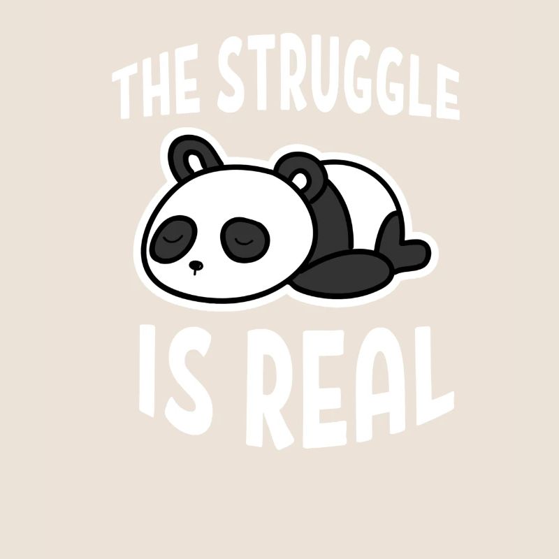 Panda fatigué