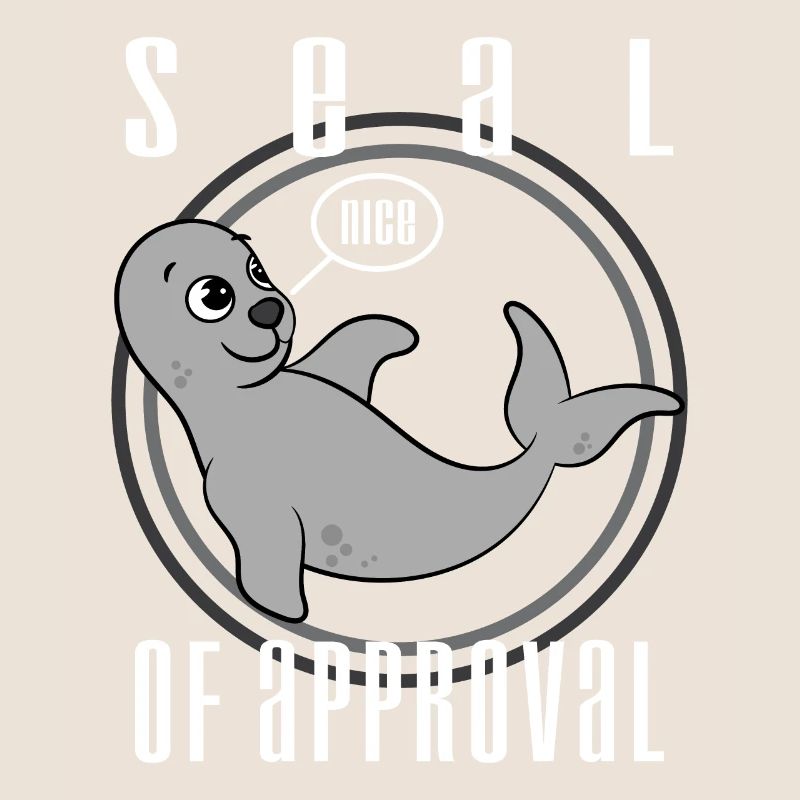 Impressionnant et tendance Tshirt Designs Sceau d'approbation