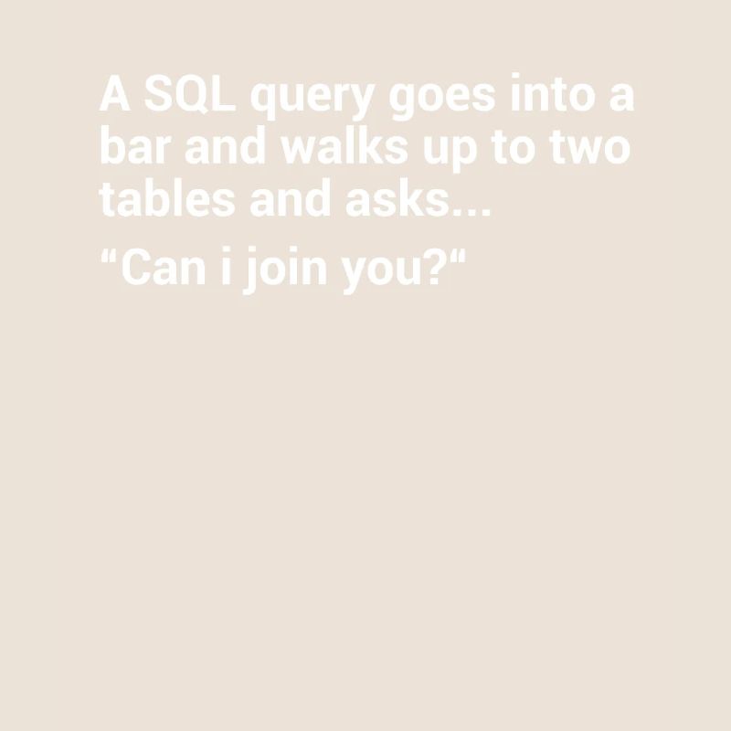 Blague de base de données SQL