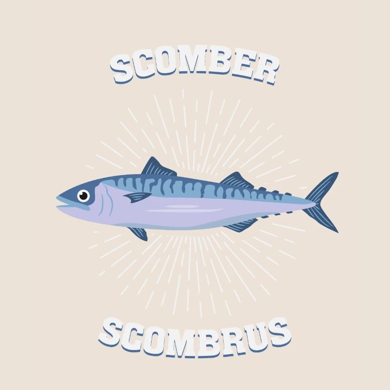 Scomber scombrus Mackerel Gift Saltwater Fish