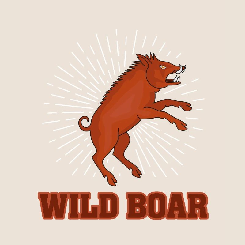 Wildschwein Jäger Bache Sau Eber Geschenk Jagd