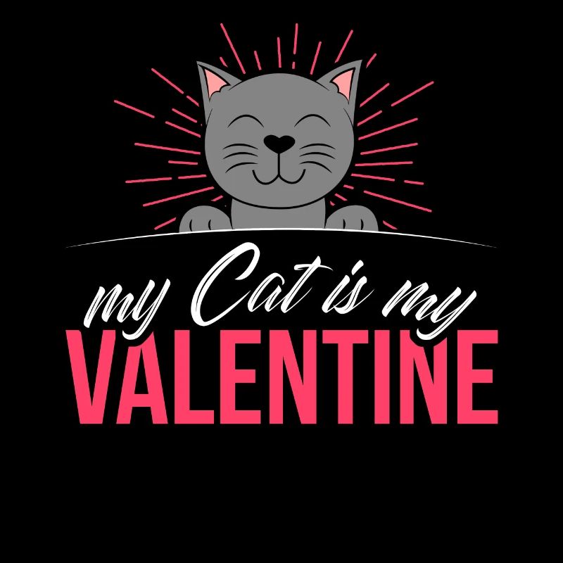 Mon chat est mon geek cadeau Saint-Valentin