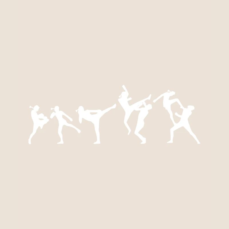 Muay Thai Thaiboxen Geschenk Evolution Kick