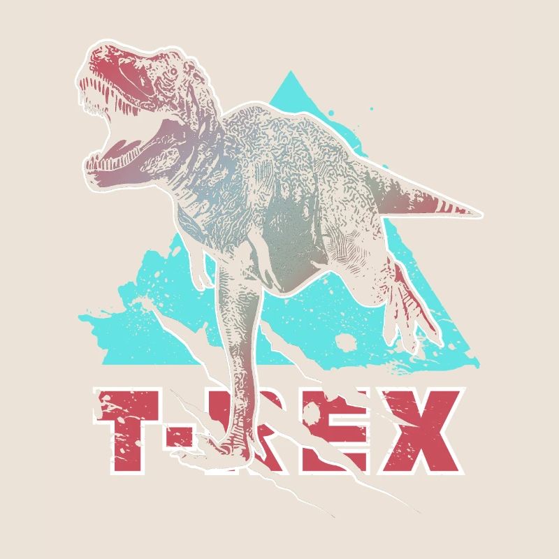 T-Rex Dinosaurier Jäger Wildnis Urzeit