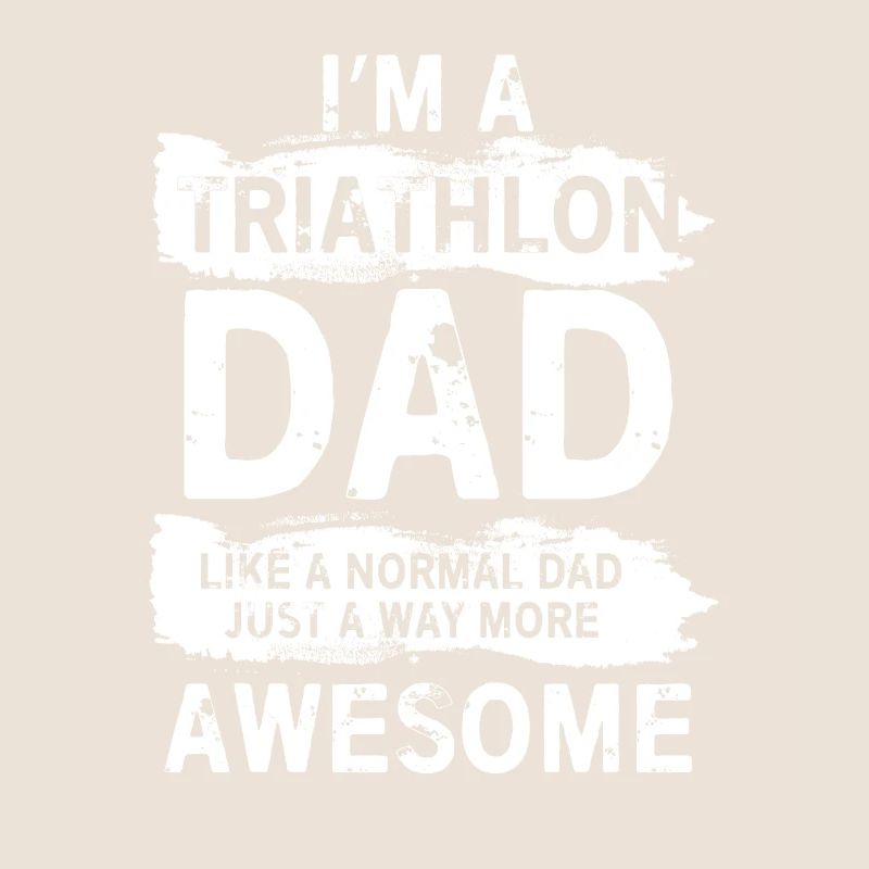 Cool triathlon dad gift triathlete dad
