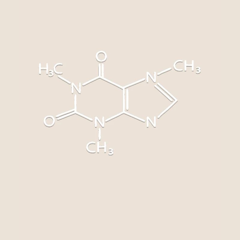 Café - Formule structurale - Composition chimique