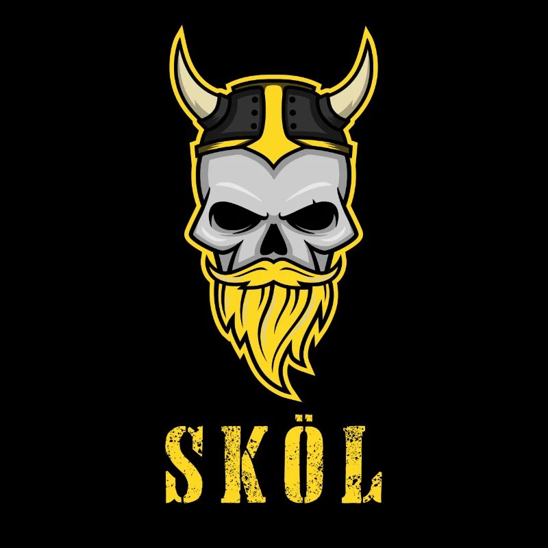 Wikinger Schädel Skol Helm