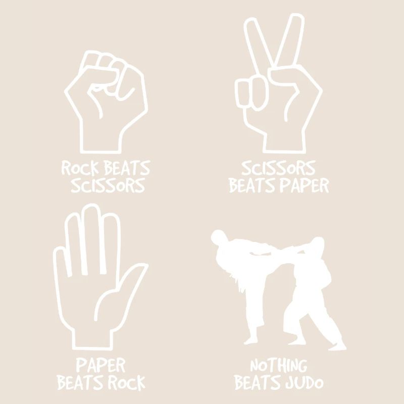 Judo ciseaux pierre papier