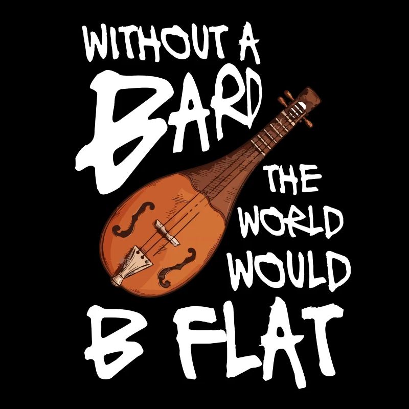 Bard RPG Class print for Dungeon Party or LARP