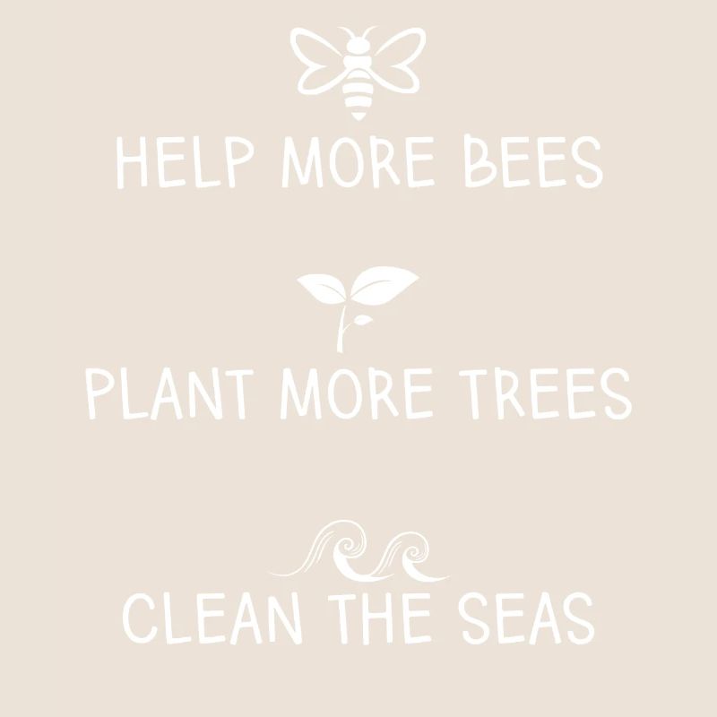 Aidez plus d'abeilles à planter plus d'arbres à nettoyer les mers