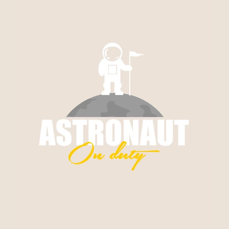 Astronaut im Einsatz Geschenk