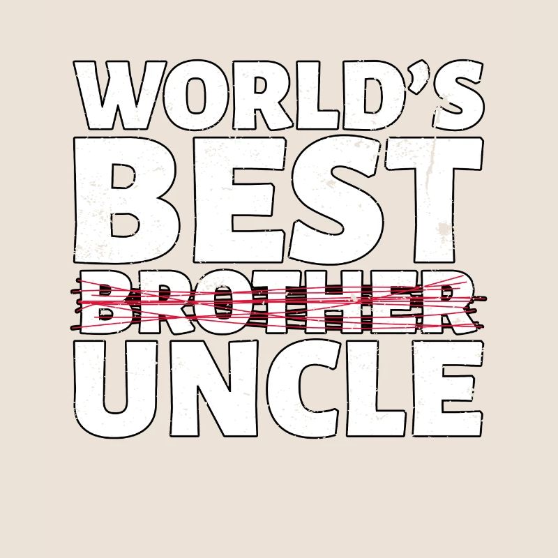 Weltbester Onkel Design Bruder befördert Geschenk