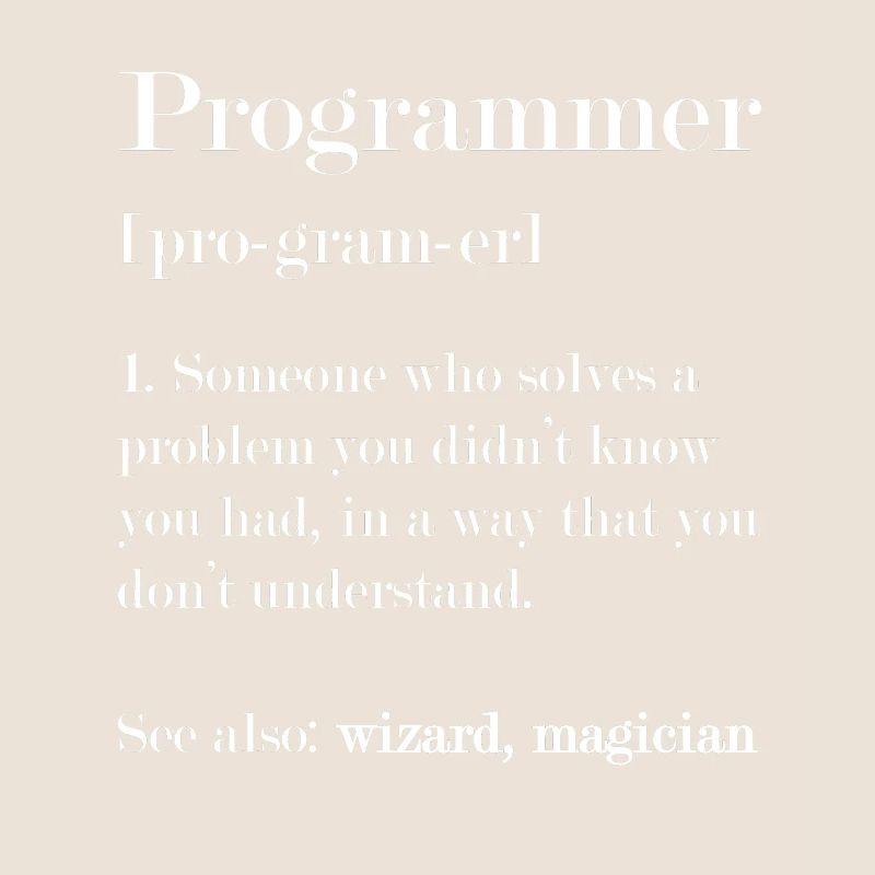 Programmierer Definition