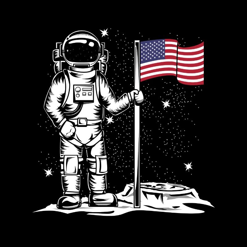 Drapeau astronaute USA