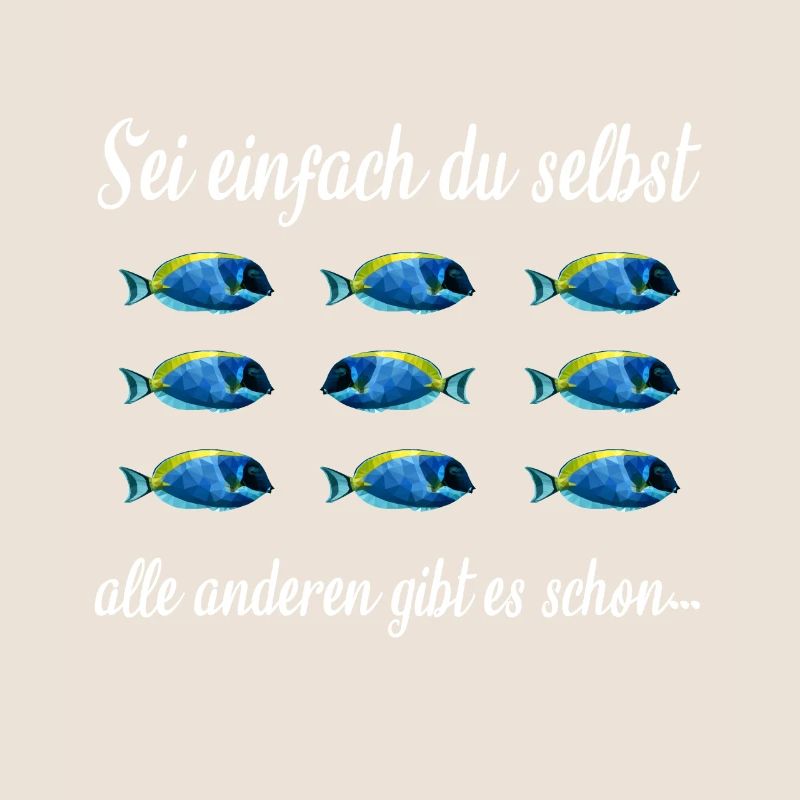 Soyez simplement vous-même confiant contre le courant