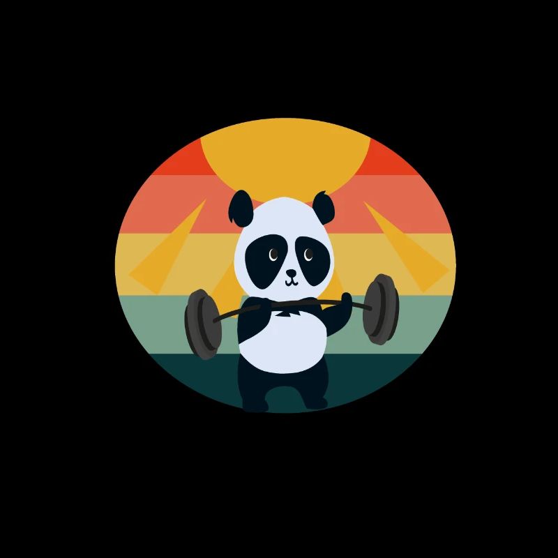 Levée de poids Panda Sunset