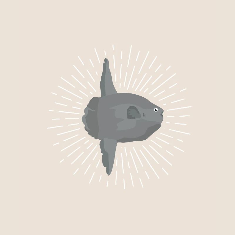 Mola Mola Moonfish Millstone Fishtype Gift