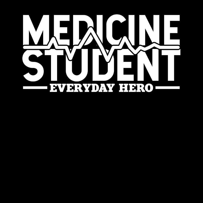 Medizin Student Studium Spruch Superheld Arzt